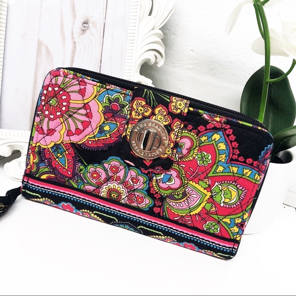 Vera Bradley Handbags - Vera Bradley Symphony in Hue Turnlock Wallet